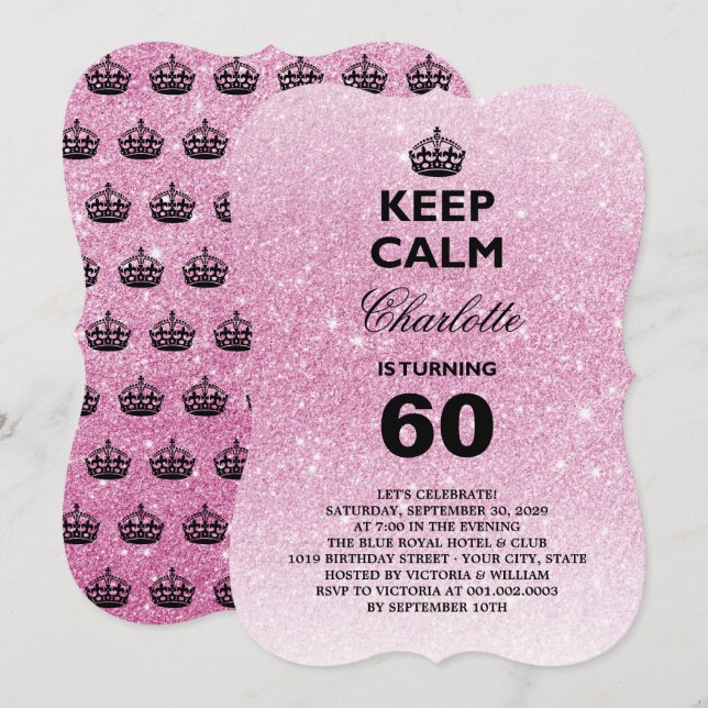 Behalten Sie ruhiges Einladung (Vorne/Hinten)