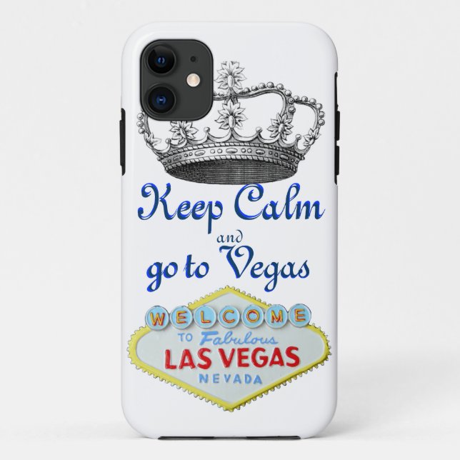 Behalten Sie ruhiges Las Vegas Case-Mate iPhone Hülle (Rückseite)