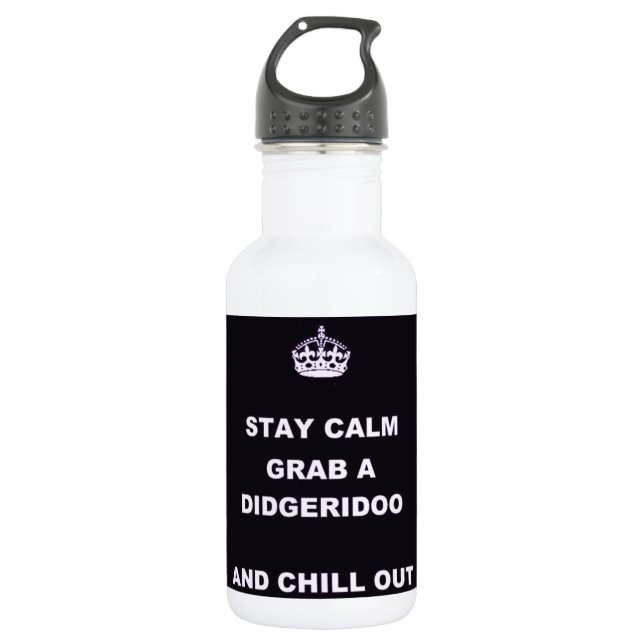 BEHALTEN SIE RUHIGES ZUPACKEN EIN DIDGERIDOO UND TRINKFLASCHE (Vorderseite)
