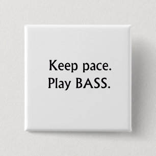 Behalten Sie schwarzen Textbass-entwurf Schritt Button