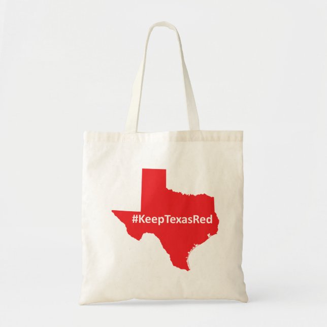 Behalten Sie Texas-Rot-Tasche Tragetasche (Vorne)