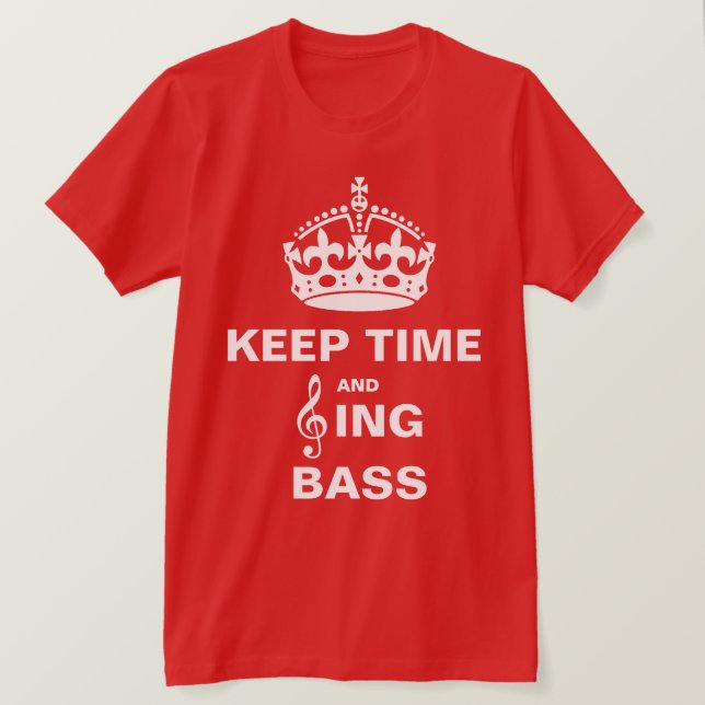 Behalten Sie Zeit T-Shirt (Design vorne)