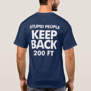 Behalten Sie zurück dunklen T - Shirt