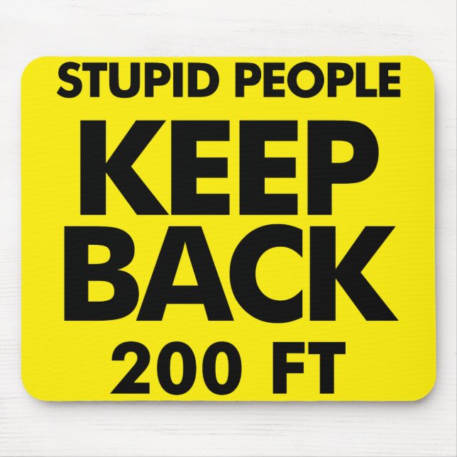 Behalten Sie zurück mousepad (Vorne)