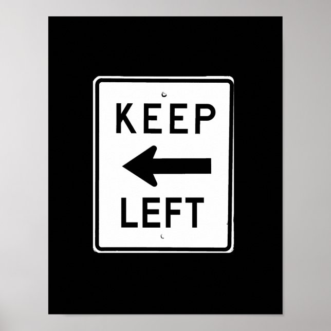 BEHALTEN SIGN POSTER (Vorne)