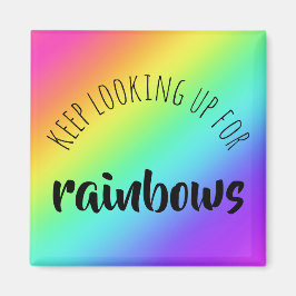 Behalten Suche nach Rainbows Magnet