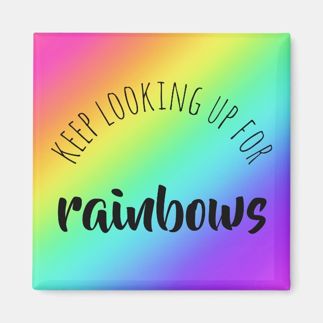 Behalten Suche nach Rainbows Magnet (Vorne)