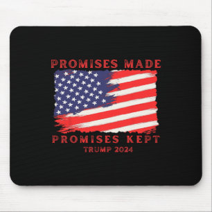Behalten Versprechen für Trump 2024 Mousepad