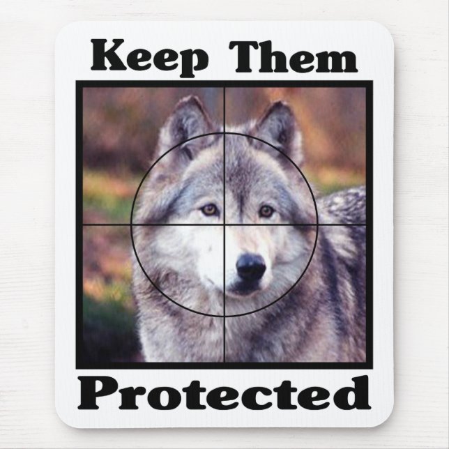 Behalten - Wolf Mousepad (Vorne)