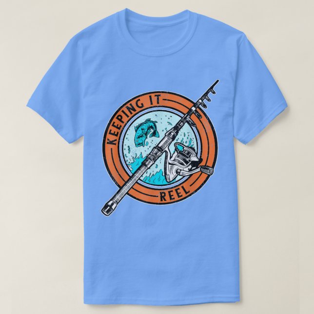 Behaltend Angelfischerei2185 T-Shirt (Design vorne)