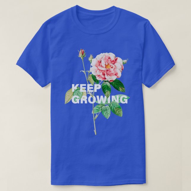 Behaltend Blume-Collage T-Shirt (Design vorne)