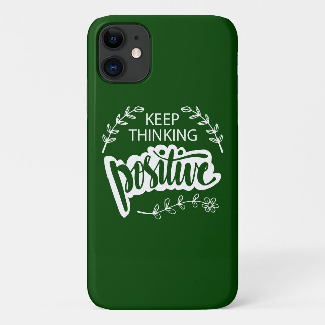 Behaltend Denken positiv Case-Mate iPhone Hülle (Rückseite)