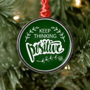 Behaltend Denken positiv Ornament Aus Metall