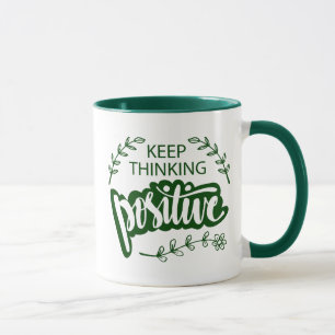 Behaltend Denken positiv Tasse