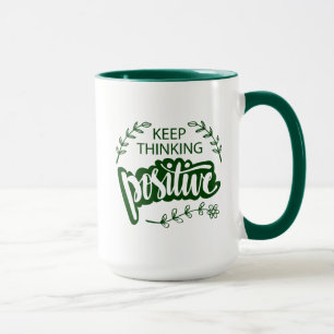 Behaltend Denken positiv Tasse