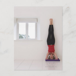 behaltend fit und gesund im späteren Leben Postkarte