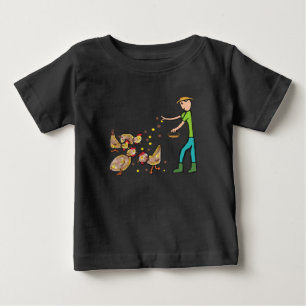 Behaltend Hühnchen Baby T-shirt