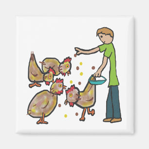 Behaltend Hühnchen Magnet