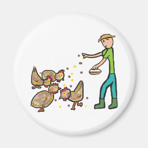 Behaltend Hühnchen Magnet