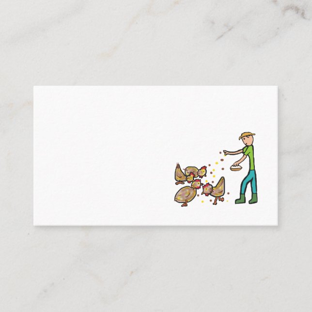 Behaltend Hühnchen Visitenkarte (Vorderseite)