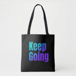 Behaltend inspirierender Farbtext Tasche