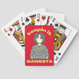 BEHALTEND IT GANGSTA-Hiphop-Musik              Spielkarten