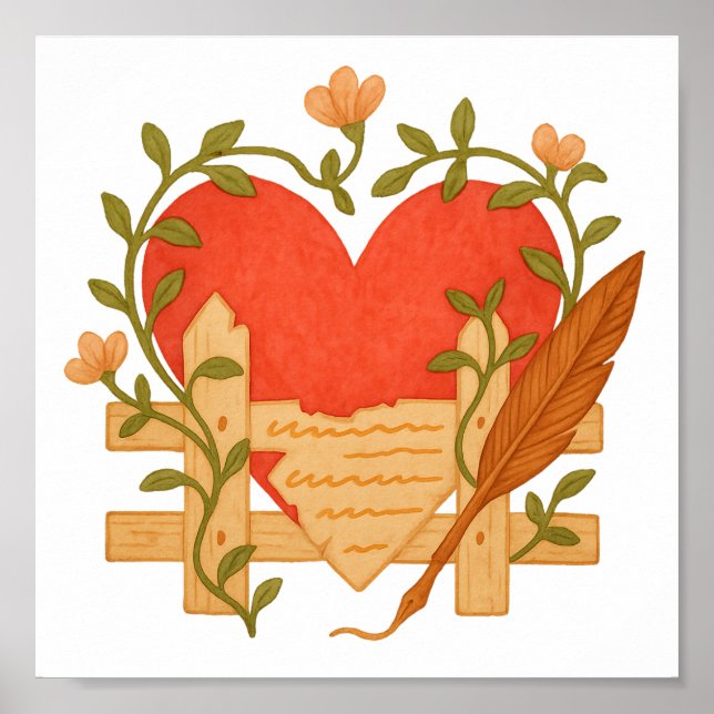 Behaltend liebende Grenzen Poster (Vorne)