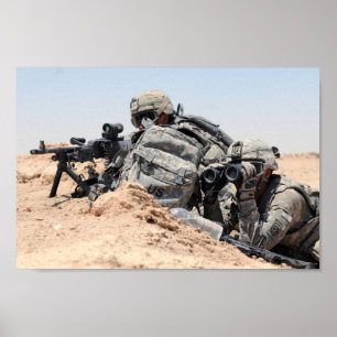 Behaltend Uhr im Irak Poster