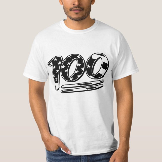 Behaltend USA 100 T-Shirt (Vorderseite)