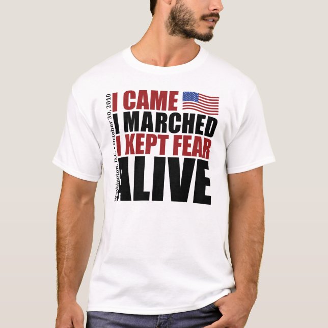 Behaltene Furcht lebendig T-Shirt (Vorderseite)