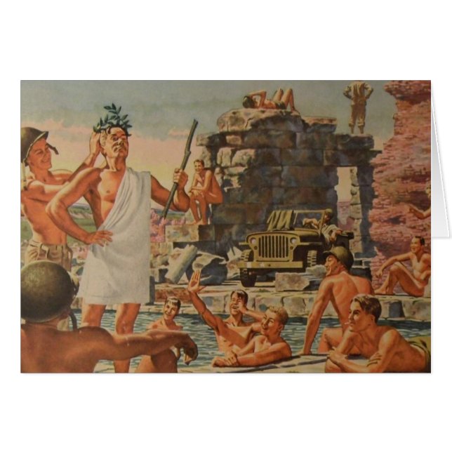 Behälter-Korps-Jungen-Karte (Vorderseite (Horizontal))