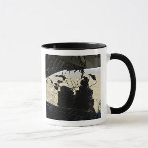 Behälter-Liefersystem rollt Ausgang zusammen Tasse