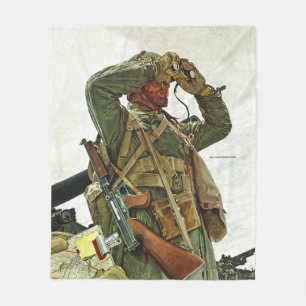 Behälter-Patrouille Fleecedecke