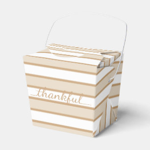 Behälterkasten des dankbaren Streifens des Geschenkschachtel