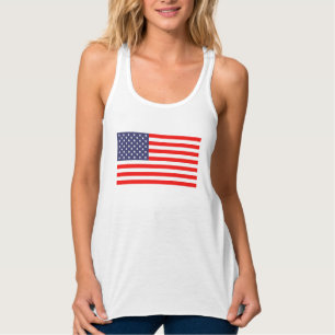 Behälterspitze der Unabhängigkeitstagfrauen mit Tank Top