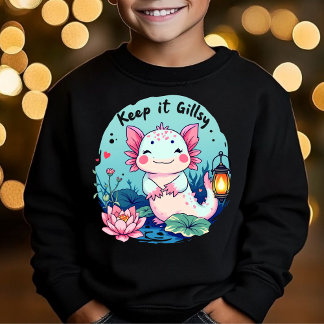 Behalt's Kiemig Süßes Axolotl T-Shirt