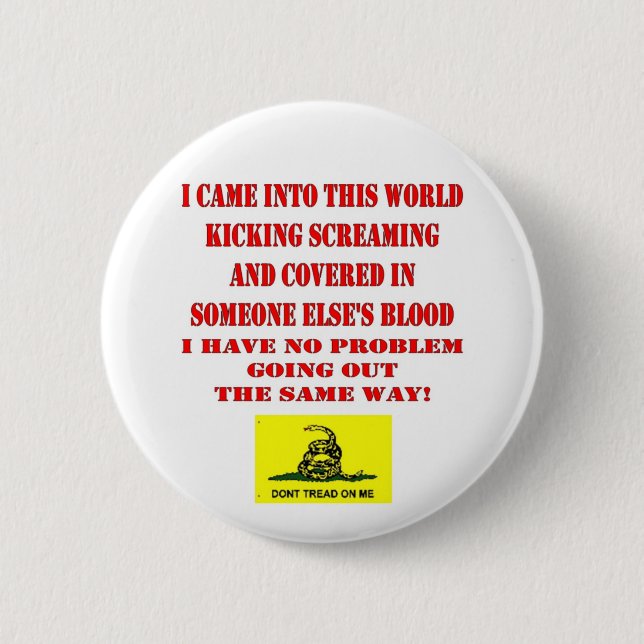 BEHANDELN SIE MICH NICHT BUTTON (Vorderseite)