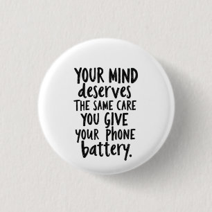 Behandle deinen Geist wie deinen Handy-Akku Button
