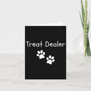 Behandle Er Hund Pfotenabdruck Lustiger Hunde Lieb Karte