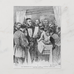 Behandlung der Tuberkulose Postkarte