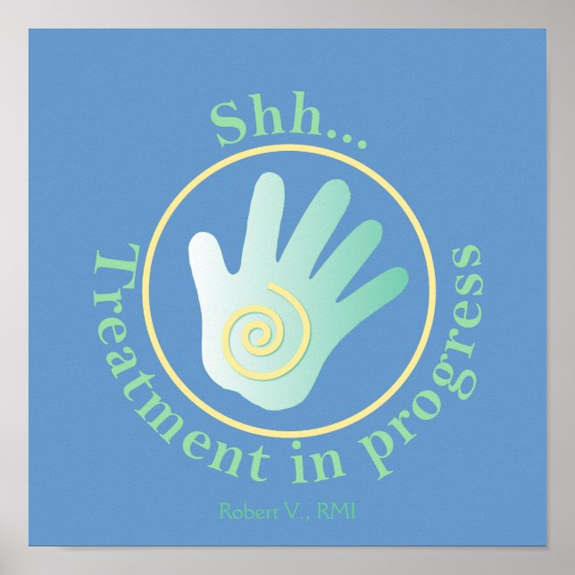 Behandlung im Gange Poster (Vorne)