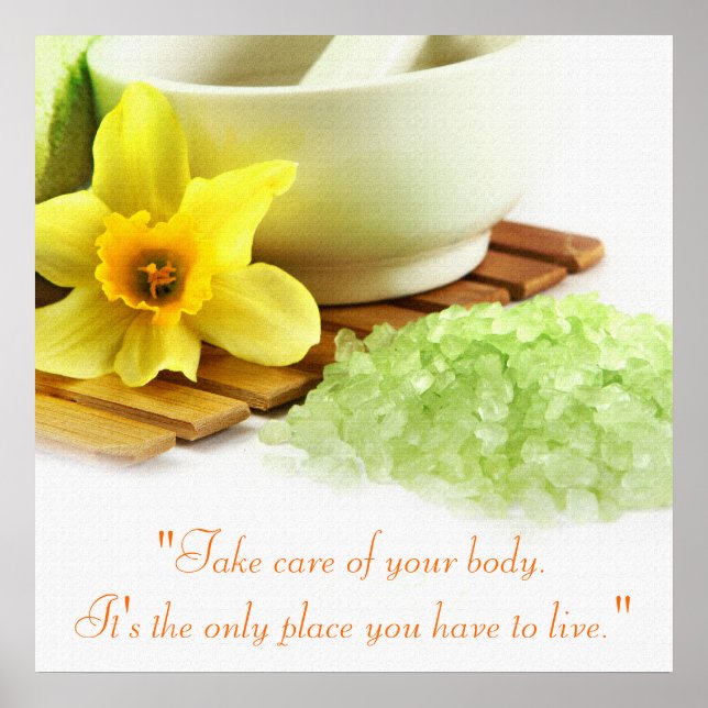 Behandlungspaket für Wellness-Center Poster (Vorne)