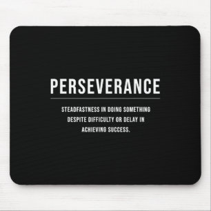 Beharrlichkeit Motivierend Unternehmer Slogan Quot Mousepad