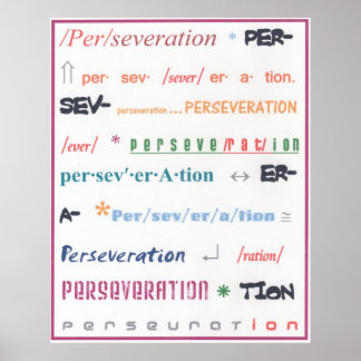 Beharrlichkeit Poster