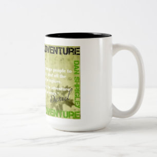 BEHAUPTEN SIE SIE ABENTEUER ZWEIFARBIGE TASSE