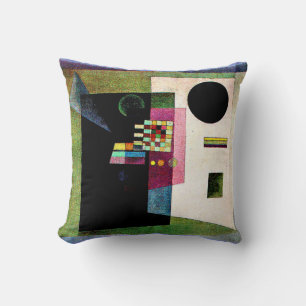 Behauptend, abstrakte Malerei von Kandinsky, Kissen