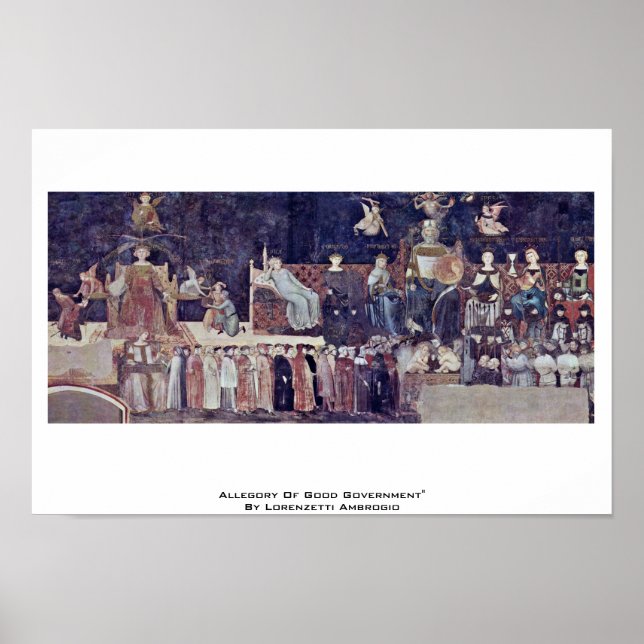Behauptung einer guten Regierung Poster (Vorne)