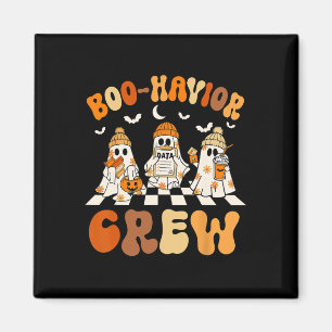 Behavior Analyst Halloween Ein Niedlicher Ghost-Bo Magnet