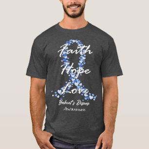 Behcets Disease Awareness Faith Hope Liebe Hoffnun T-Shirt