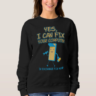 Beheben von Computern für Geldprogrammierer Sweatshirt
